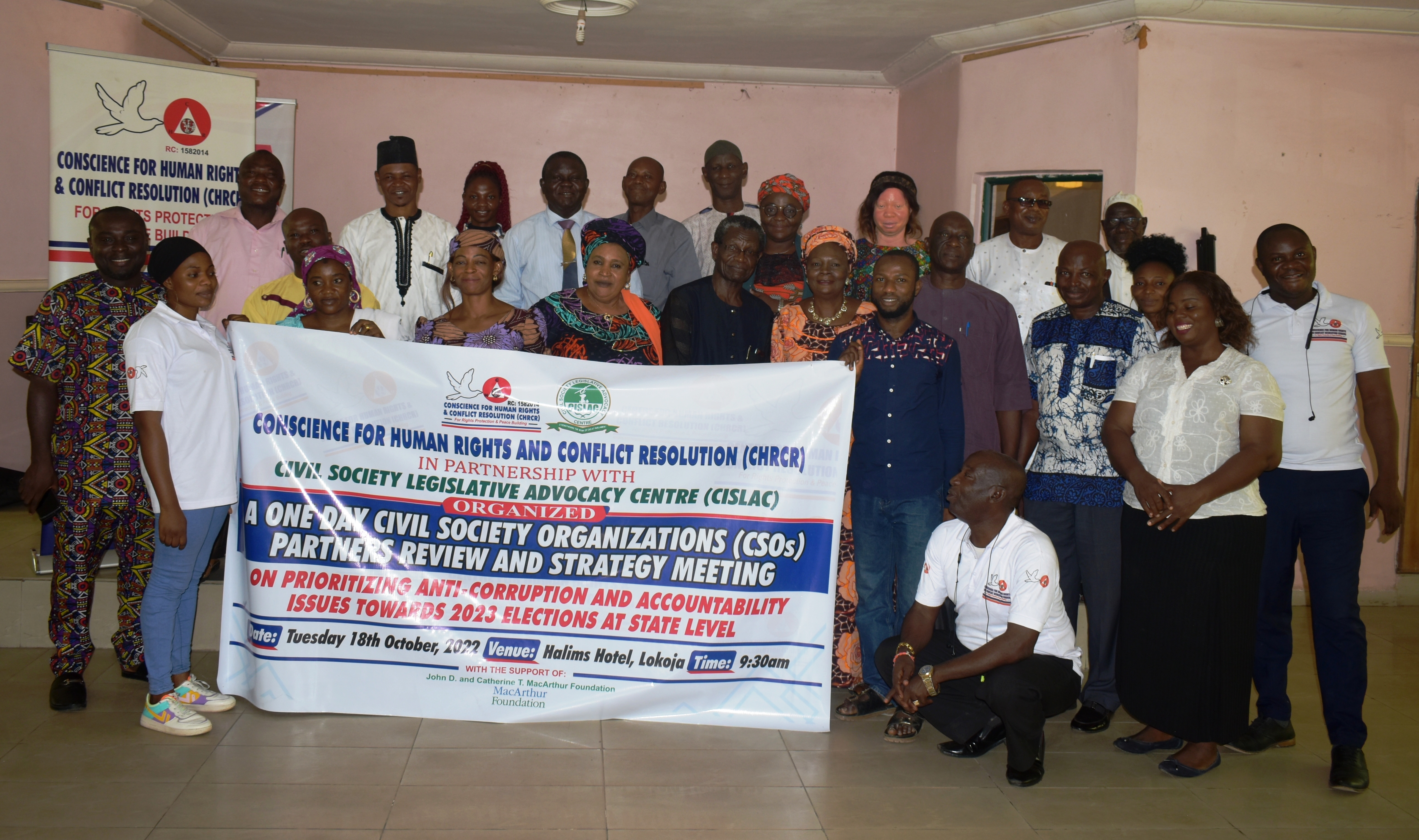 One Day Civil Society Organisations (CSOs) Partners Review and Strategy Meeting  on Prioritizing Anti-Corruption and Accountability issues towards 2023 Elections.